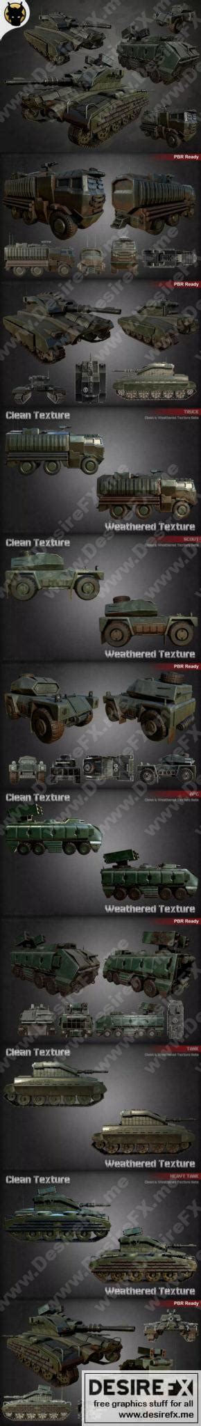 Desire Fx D Models Realistic Military Vehicles Pack V