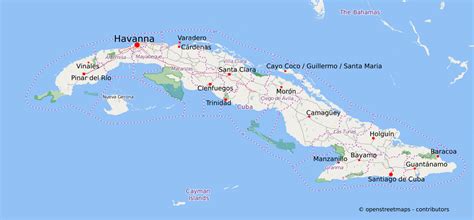 Angrenzende länder sind venezuela, brasilien, peru, ecuador und panama. Kuba Karte und Sehenswürdigkeiten - Kuba Reisen
