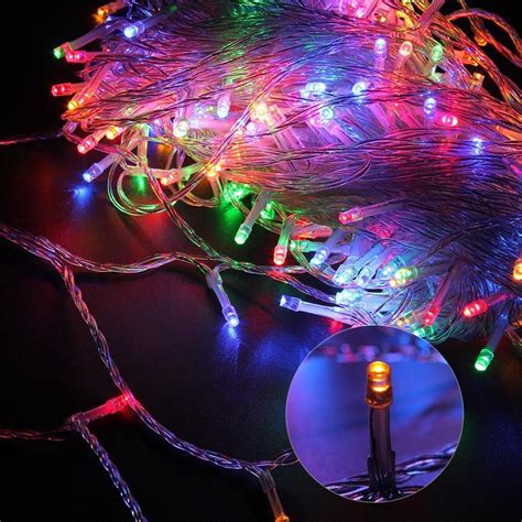 10pcslot 5m 50 Led String Lights 3aa Battery Operated Plastic Pvc