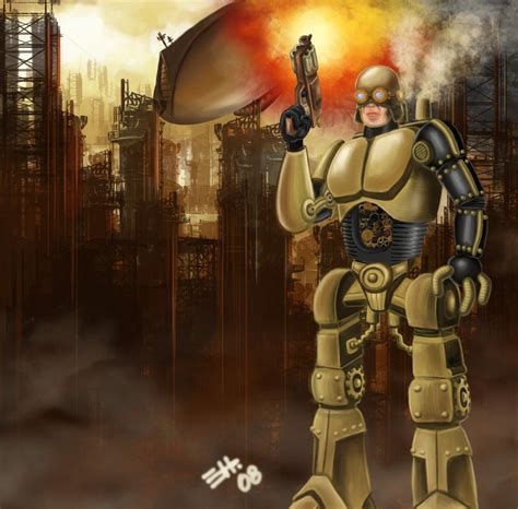 Steampunk Robocop By Neo Br On Deviantart