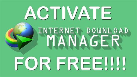 How To Activate Your Idm Version 2016 Forever Youtube