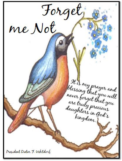 This is a great funeral quote for someone who was always using quotes to grieve and remember. Didi @ Relief Society: Forget Me Not - Quote Card