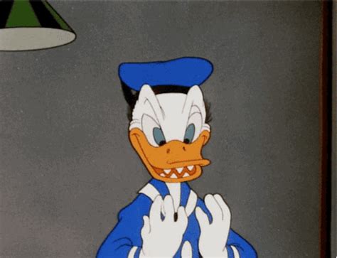 My   Disney Vintage Cartoon Disney  Donald Duck Evil 1940s 40s