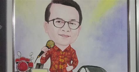 Lukis Karikatur Sumsel Lukisan Karikatur Tema Nyanyi