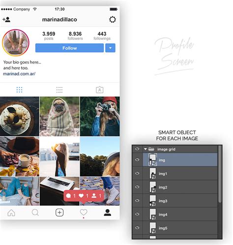 Template Instagram Psd