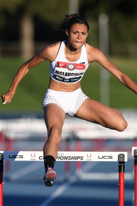 With the Olympics off, track star Sydney McLaughlin is taking training ...