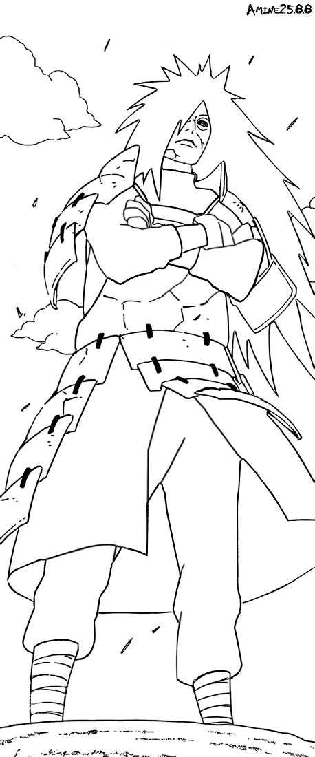 Madara Coloring Pages Coloring Pages Kids