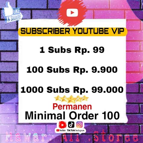 Jual SUBSCRIBER YOUTUBE AMAN UNTUK MONETISASI GARANSI PERMANEN