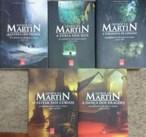 Coleção 5 Livros Game Of Thrones Livro Editora Leya George R R Martin