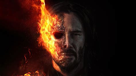 Keanu Reeves As Ghostrider 4k Wallpaperhd Movies Wallpapers4k