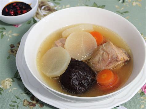 Daikon Mushroom Chicken Soup Recipe Spring Tomorrow