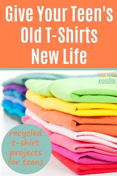 Recycled T Shirt Projects For Teens