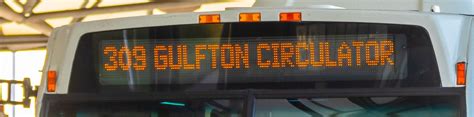 309 Gulfton Circulator Metro Bus Route Accessible Public Transit