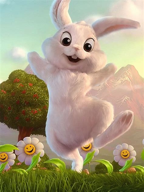 Cute Bugs Bunny White Rabbit Cartoon Wallpaper For Desktop And Mobiles