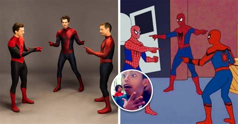 Sí sucedió los tres Spider Man recrearon su famoso meme