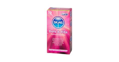 Skins Dots And Ribs Condoms 12 Pcs Shop Here Sinful