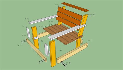 Free patio furniture plans woodworking. Outdoor Chair Plans | HowToSpecialist - How to Build, Step ...