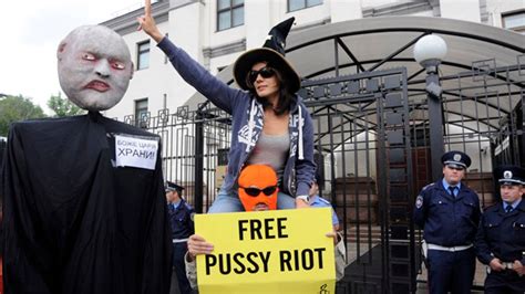 Nudity Masks And Color Mark International Protests For Anti Putin Rock Band Fox News