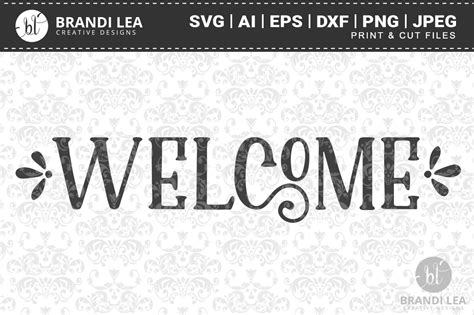 Welcome Svg Cut Files