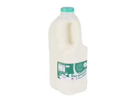 Milk Semi Skimmed Green Top 2 Litre Torbay Fruit Sales