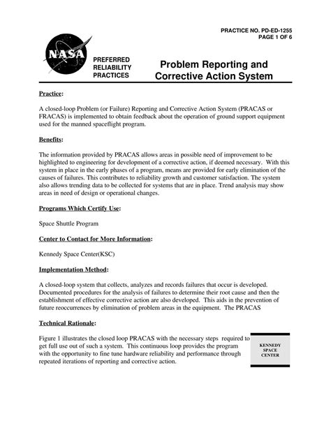 12 Corrective Action Report Examples Pdf Examples Within Fracas