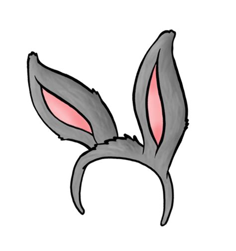 Bunny Ears Sketch Orejas Conejo Dibujadas Mano Vector Ilustración