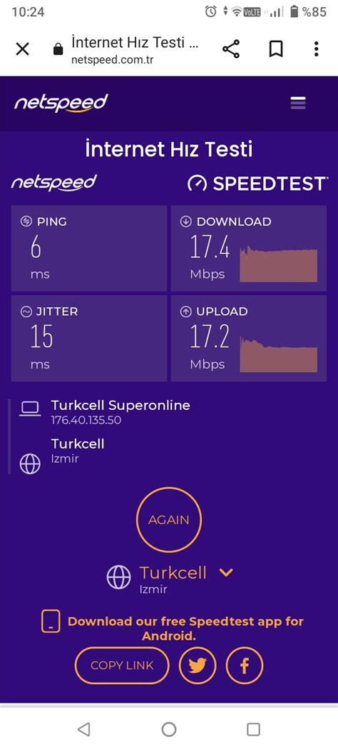 Turkcell Superonline Fiber İnternet Hızı Düşük Şikayetvar