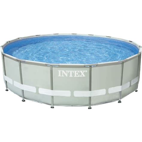 Intex 16 Ft X 48 In Round Ultra Frame Pool Set With 1500 Gal Filter
