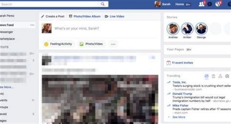 Facebook Begins Testing Stories On The Desktop