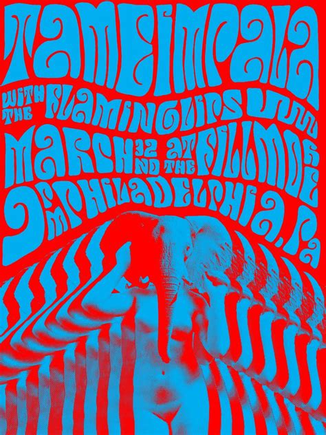 Psychedelic Typography Poster
