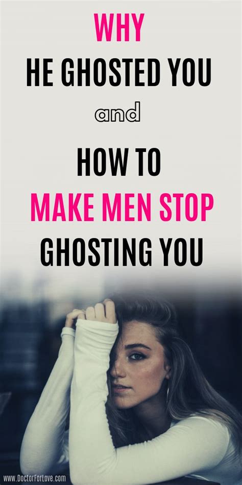 Why Men Ghost And How To Get Over Being Ghosted Best Relationship Advice Relationship