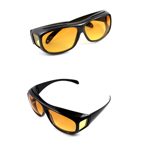 hd vision driving sunglasses wrap around glasses unisex anti glare uv protection ebay