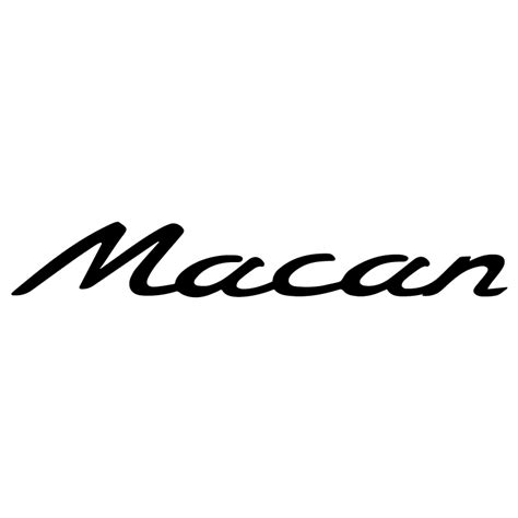 Porsche Macan Logo Sticker