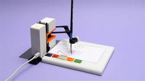 The extensive kit lets a child build and. Line-us "The Little Robot Drawing Arm" Switches Up the ...