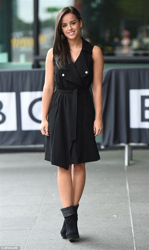 Georgia May Foote Cant Contain Her Excitement As She Leaves Bbc