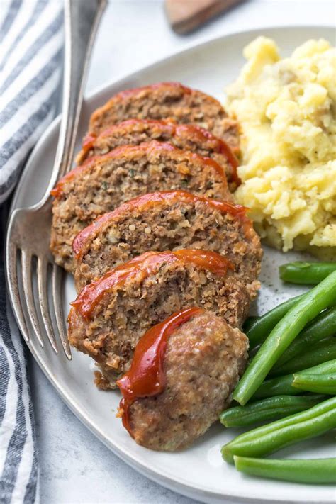 Mix thoroughly 1/2 cup soup,. How Long To Cook A Meatloaf At 400 - The Best Meatloaf I ...