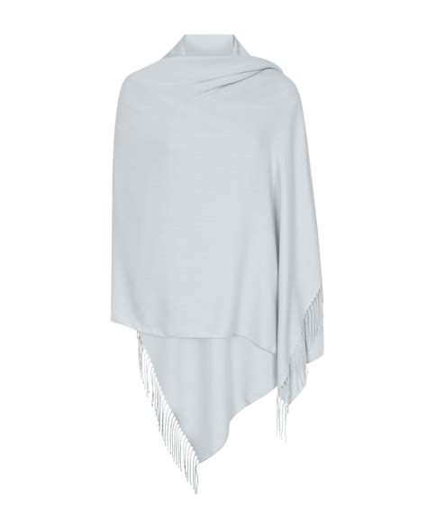 Light Grey Pashmina Made In Italy Pashminas And Wraps Of London