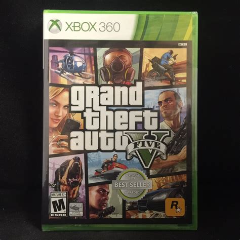 Grand Theft Auto V Gta 5 Xbox 360 Brand New Region