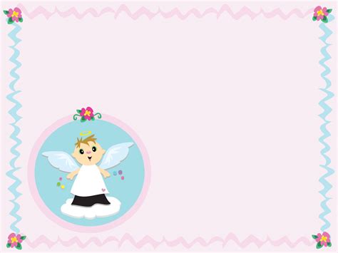 Baby Angel Blue Stripes Backgrounds Blue Design White Templates