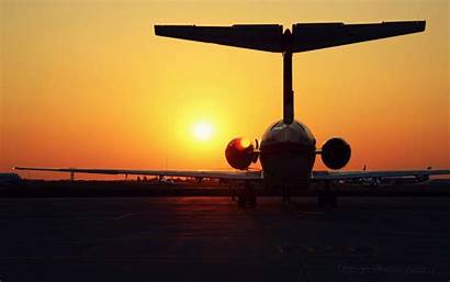 Jet Sunset Aircraft Wallpapers Private Artistic Sunlight