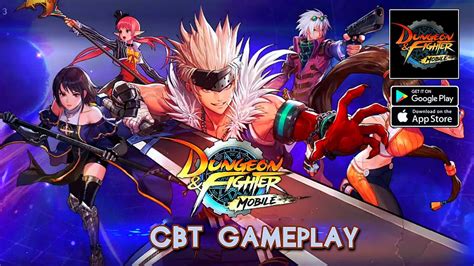 Dungeon Fighter Mobile Rpg Cbt Gameplay Android Ios Youtube
