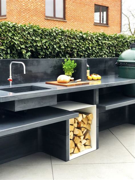 Like all our stainless steel at brown jordan outdoor kitchens, we understand you need flexibility in design options. 25 Ways To Make Useful Your Outdoor Sinks | HomeMydesign