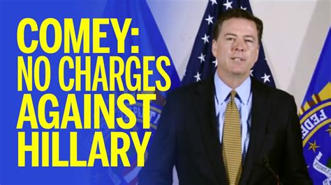 FBI Director James Comey Hillary Clinton Email Scandal Press Conference