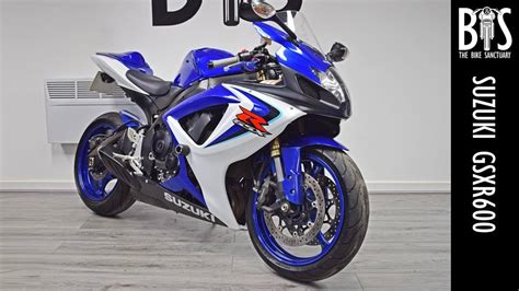 2006 06 Suzuki Gsxr600 K6 White Blue Supersport Used Motorcycle For Sale Video Walk Around