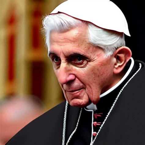 Krea Ai Pope Benedict Wearing Sith Cloak As Chancelor Palp