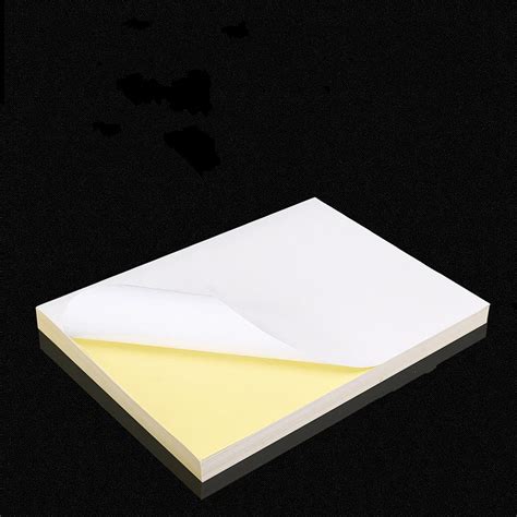 A4 Self Adhesive Printing Paper Label Sticker Glossy Matte Paper