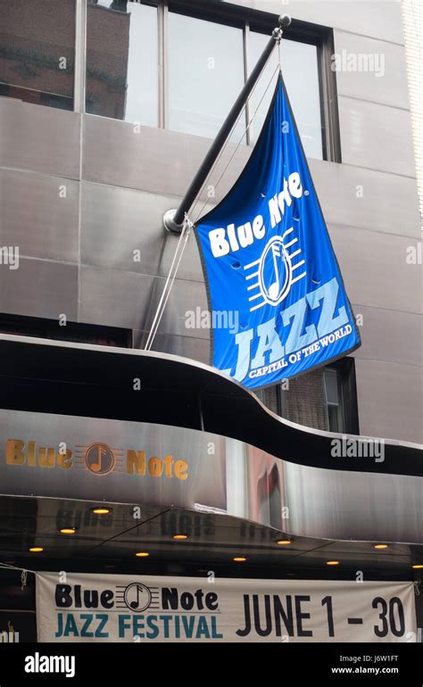 The Blue Note Jazz Club On West 3rd Street In Greenwich Village In New
