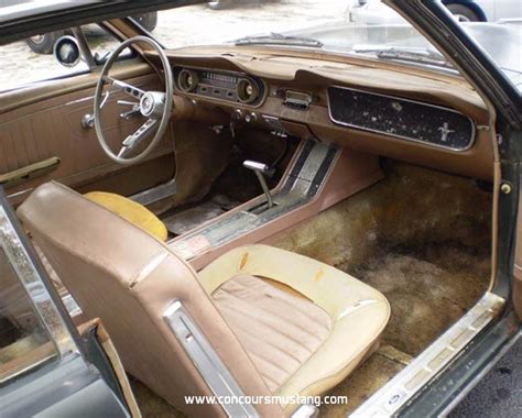 65 Mustang Interior Colors