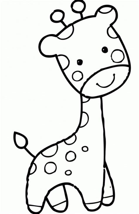 Get This Baby Giraffe Coloring Pages For Preschool