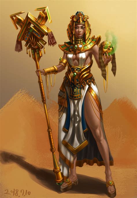 Egypt Girl Nim Py On Artstation At Artwork15p53 Egyptian Goddess